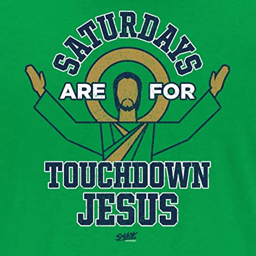 Saturdays are for Touchdown Jesus College Football T-Shirt