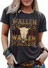 Morgan Wallen Women's Retro Steer Skull T-Shirt