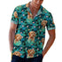 Hawaiian Shirt Featuring a Dog Face