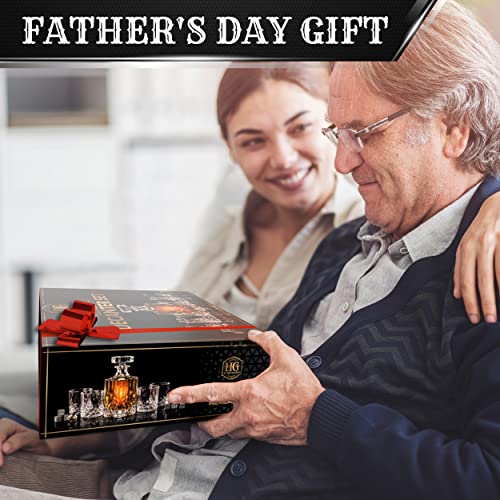 Luxury Whiskey Decanter Set With Cooling Stones