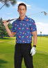 NITAGUT Hawaiian Golf Shirts  Featuring Dry Fit Performance Moisture Wicking