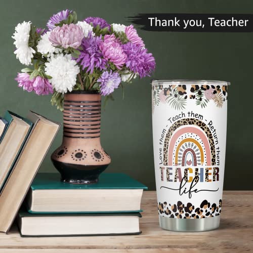 It Takes a Big Heart To Teach Little Minds Teacher Tumbler Mug