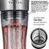 Wine Decanter Set with Built-in-Aerator And Stainless Steel Pourer Lid