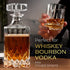 Luxury Whiskey Decanter Set With Cooling Stones