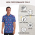NITAGUT Hawaiian Golf Shirts  Featuring Dry Fit Performance Moisture Wicking
