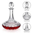 50 oz Wine Decanter Crystal Bottle for Wine with Stopper With Luxury Box