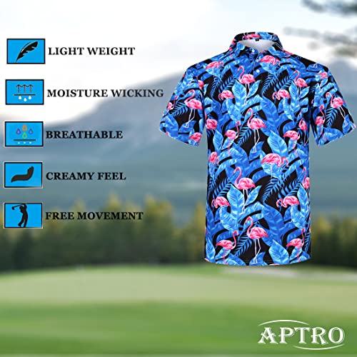 Men's Hawaiian Golf Shirts From APTRO