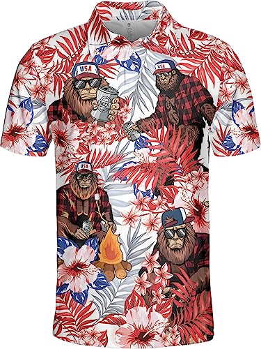 Funny Hawaiian Golf Shirt