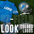 Detroit Lions Youth Uniform With Helmet, Jersey and Pants
