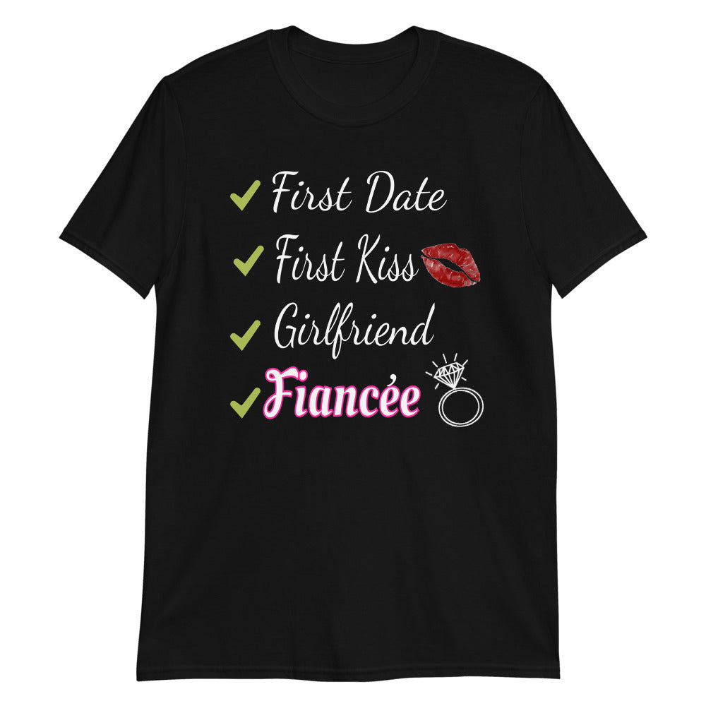 Girlfriend to Fiancee Checklist Ladies T-Shirt