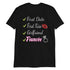 Girlfriend to Fiancee Checklist Ladies T-Shirt