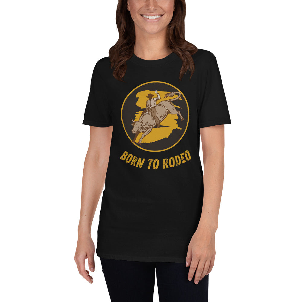 Born to Rodeo T-Shirt Will Bull Rider Cowboy