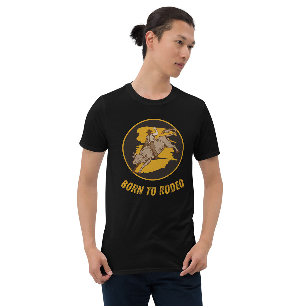 Born to Rodeo T-Shirt Will Bull Rider Cowboy