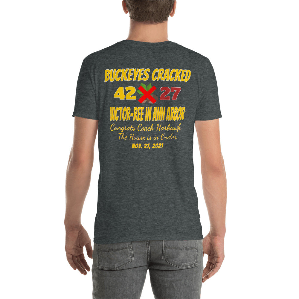 Michigan Beats Ohio State Score Shirt, Michigan Football T-Shirt, Michigan Fans Football Apparel