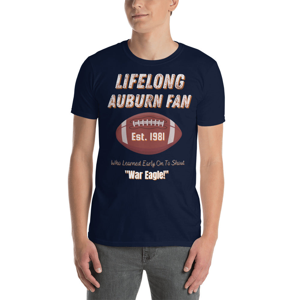 Personalized Auburn Tigers Fan T-Shirt - Lifelong Since ....