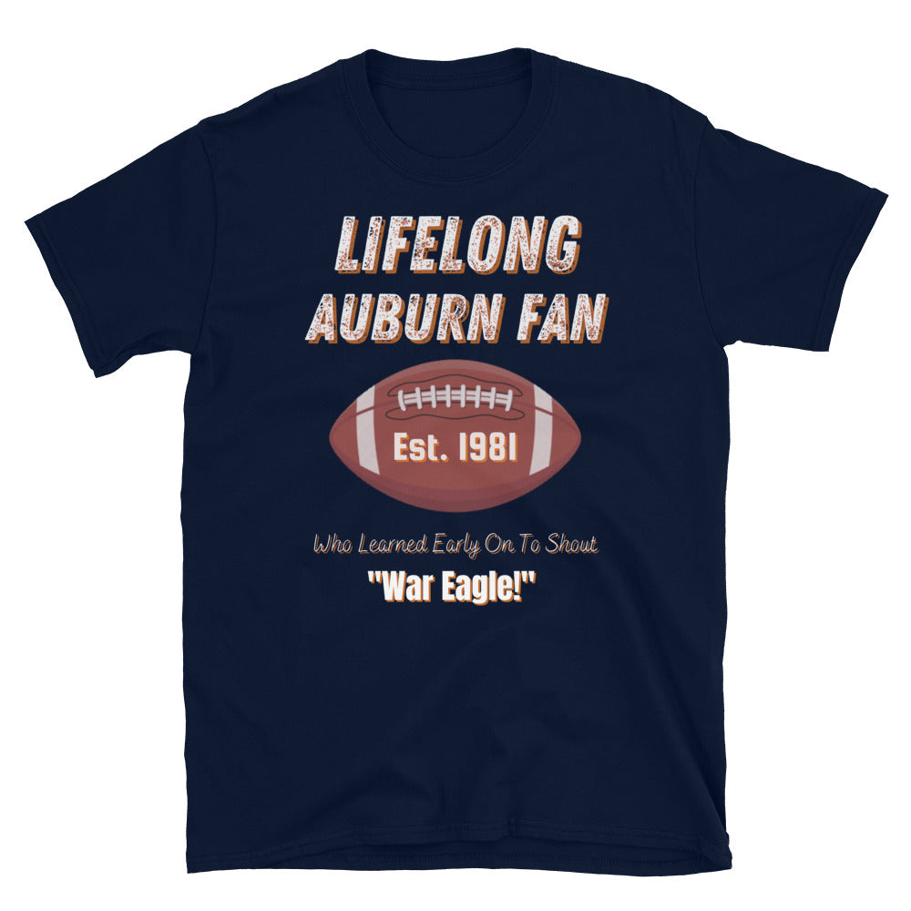 Personalized Auburn Tigers Fan T-Shirt - Lifelong Since ....