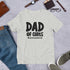 Dad of Girls #Outnumbered T-Shirt that is a Funny Father's Day Shirt Dad Will Love