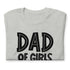 Dad of Girls #Outnumbered T-Shirt that is a Funny Father's Day Shirt Dad Will Love