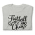 Football and Cheer Mom T-Shirt For Sports Moms at Pee Wee, High School and Flag Football Games