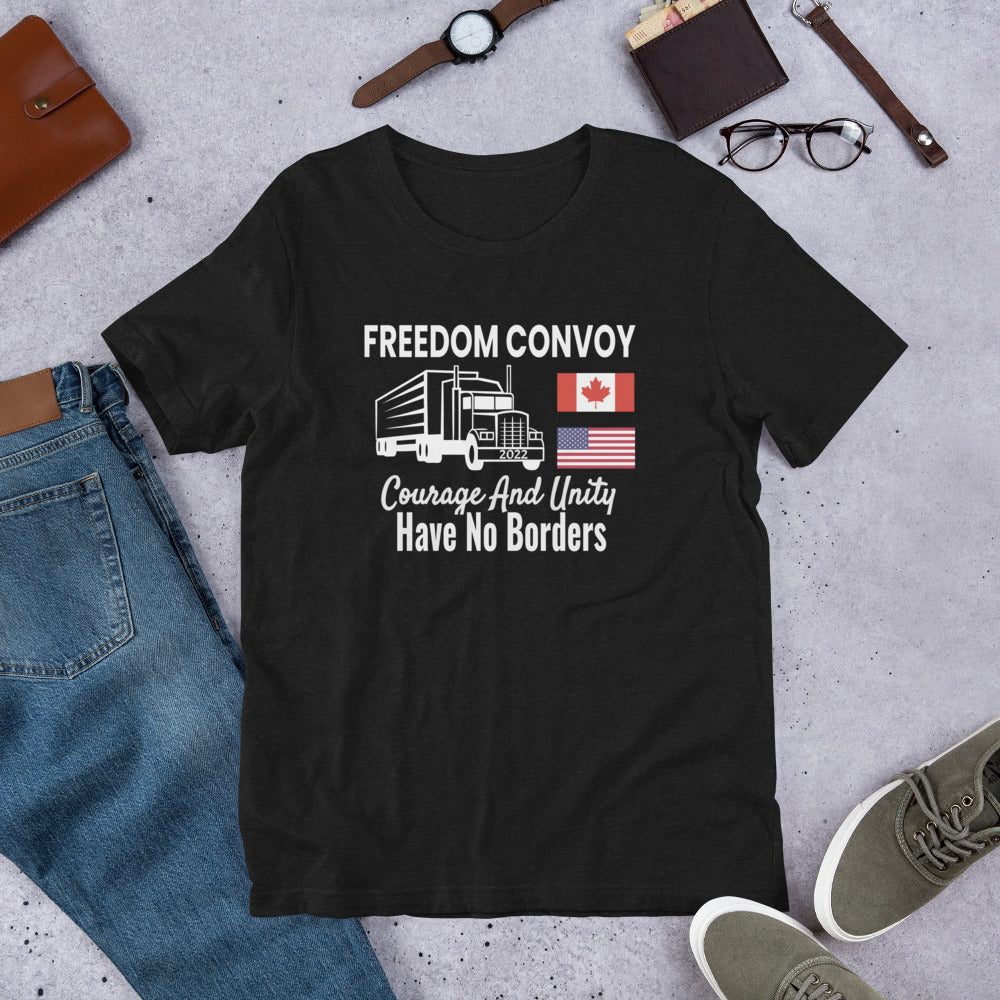 Freedom Convoy T-Shirt for Canadian and American Truckers