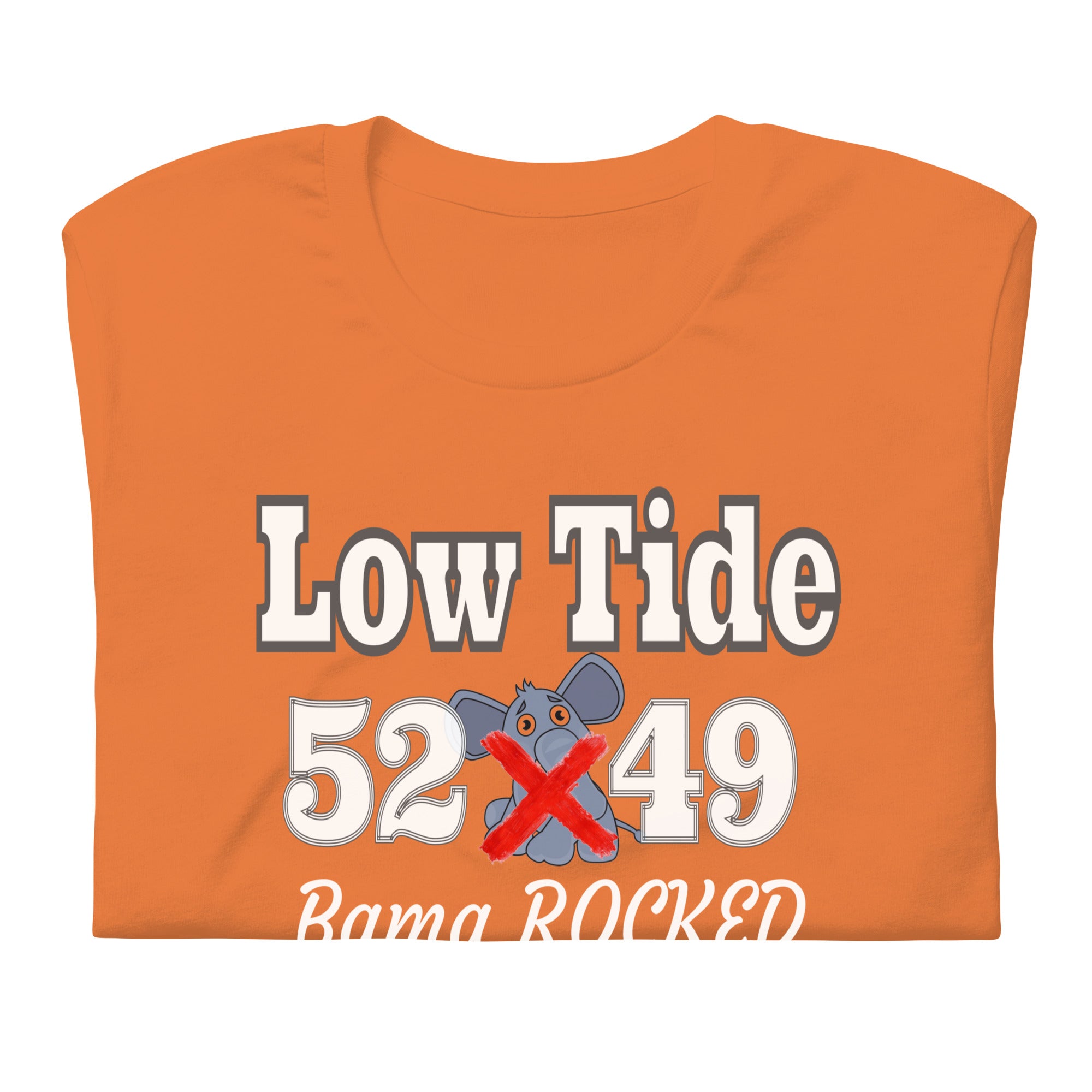 Tennessee over Alabama Score Shirt Featuring 52-49 Score