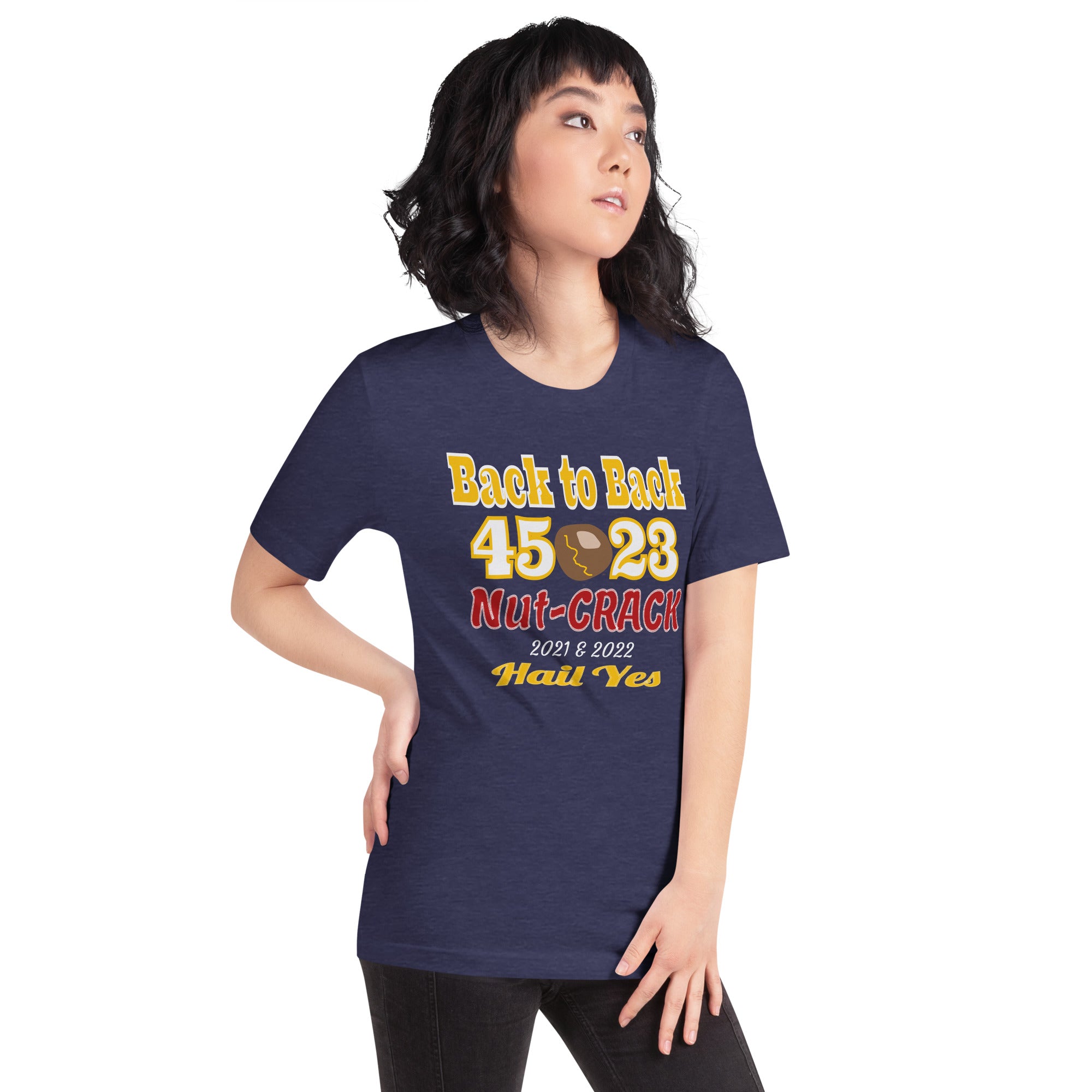 Michigan Football Fans Beat Ohio State Score T-Shirt Featuring Back to Back Nut Crack Design