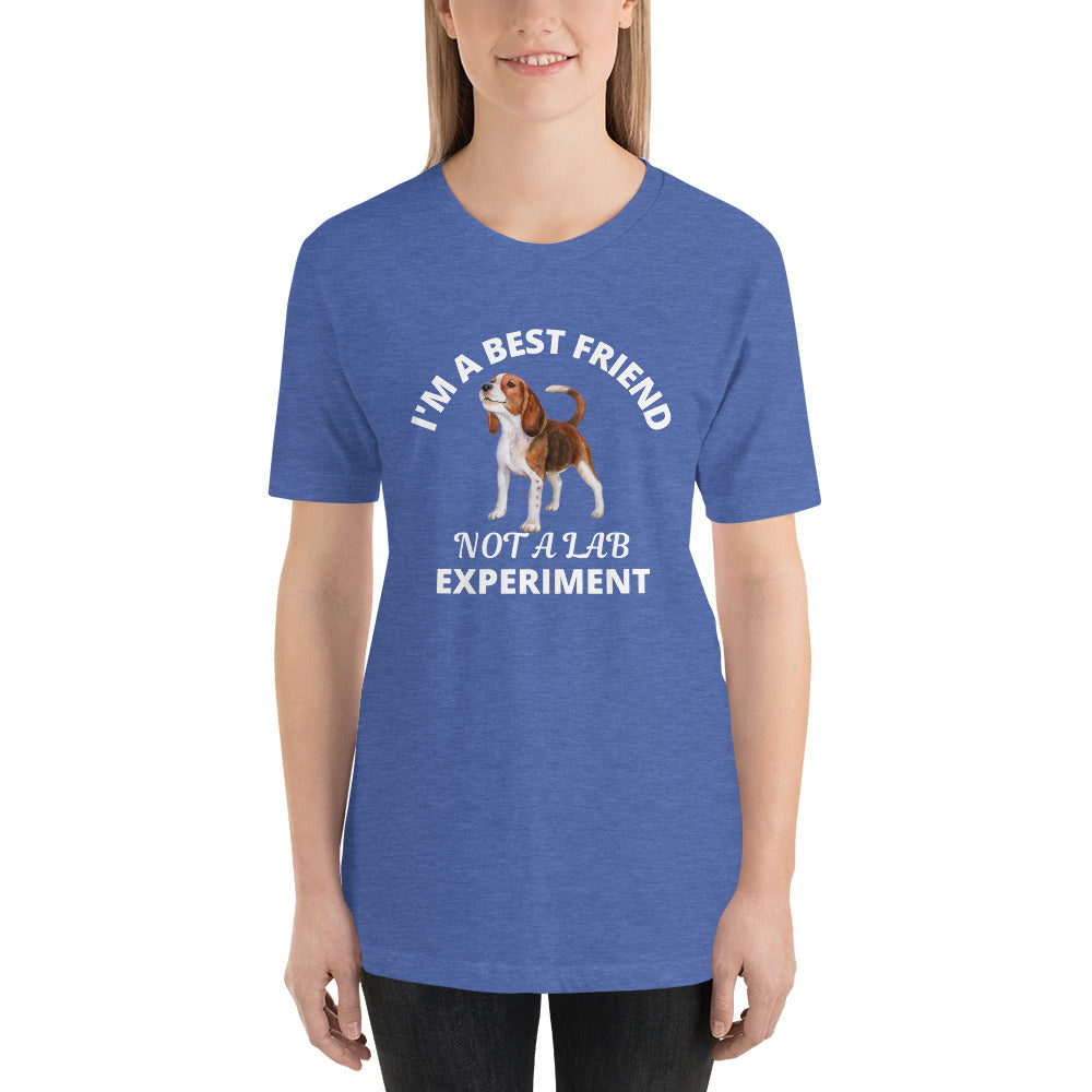 Beagle I'm a Best Friend, Not an Experiment T-Shirt, Beagle Lover Shirt,  Beagle Mom T-Shirt, Beagle Rescue Shirt