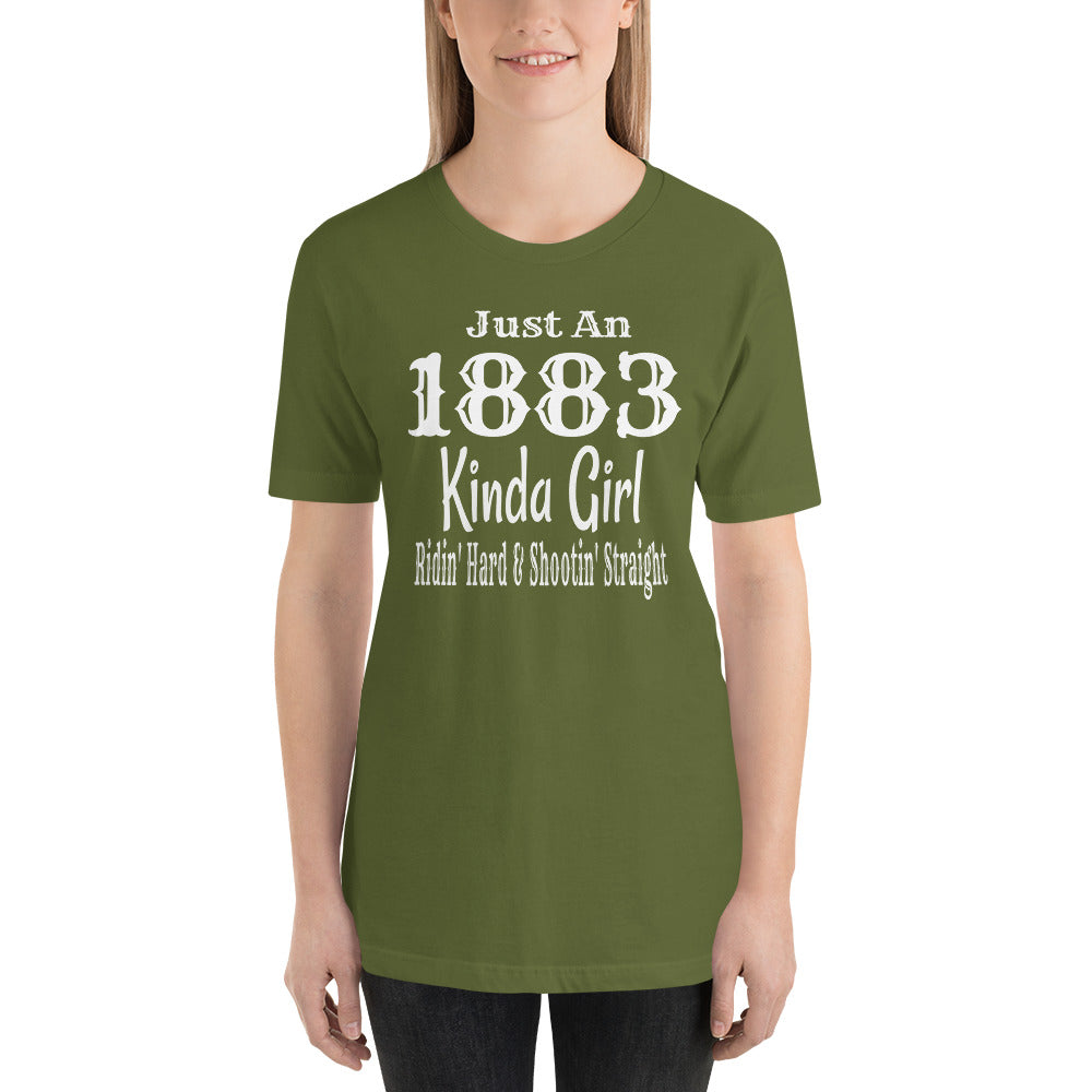 Just an 1883 Kinda Girl Women's T-Shirt for Fans of the 1883 Yellowstone TV Show