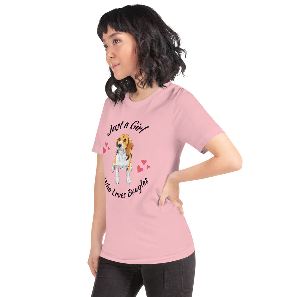 Just a Girl Who Loves Beagles T-Shirt