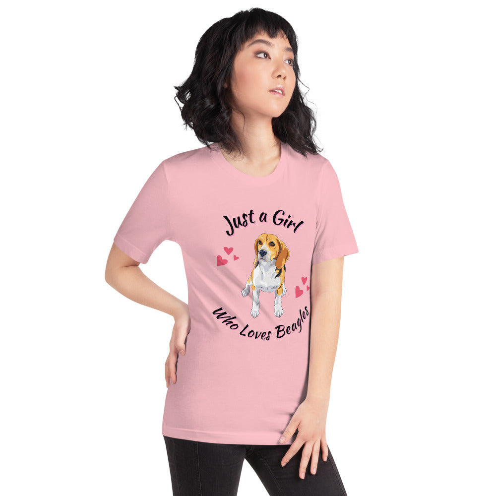 Just a Girl Who Loves Beagles T-Shirt