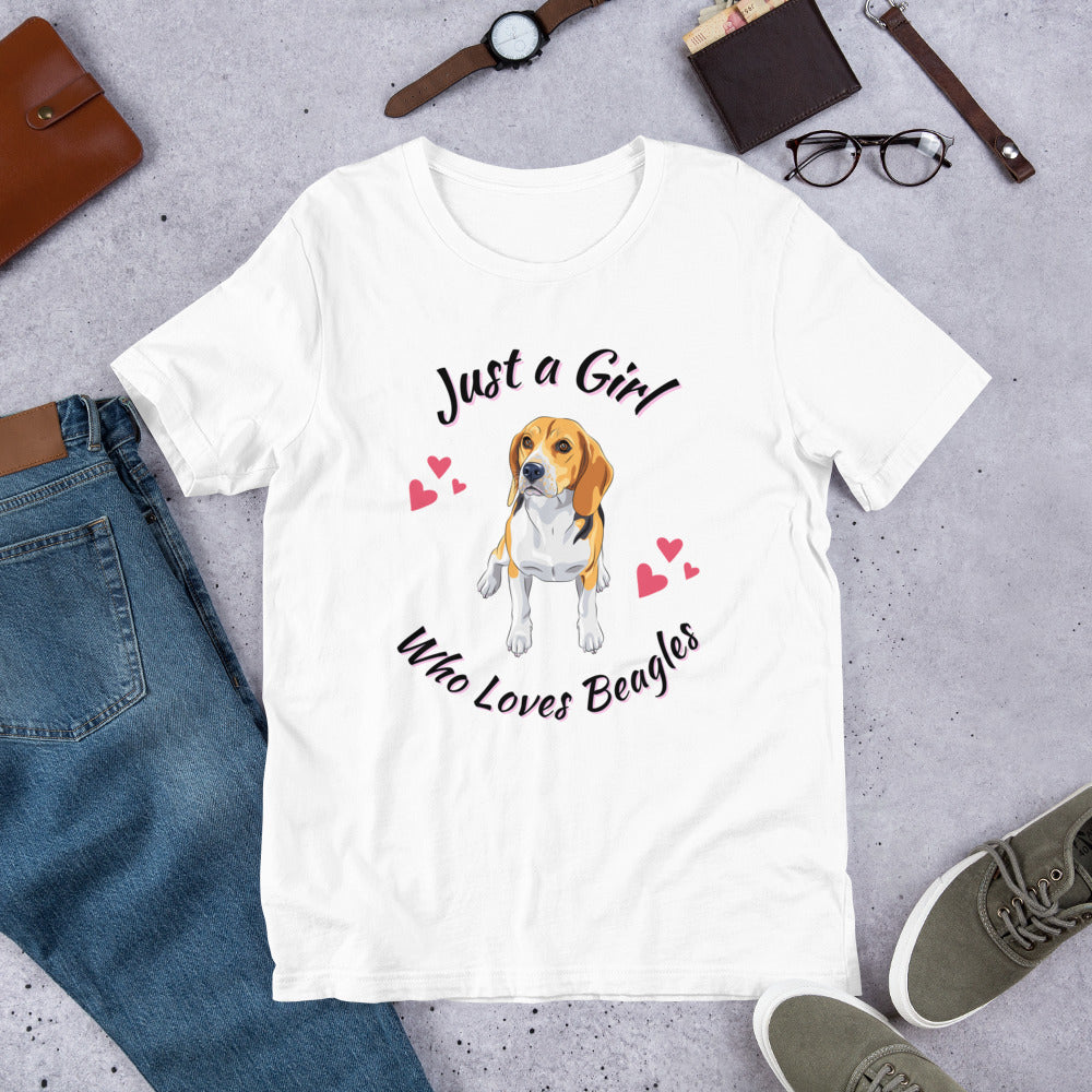 Just a Girl Who Loves Beagles T-Shirt