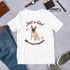 Just a Girl Who Loves Frenchies T-Shirt for French Bulldog Lovers and Frenchie Moms