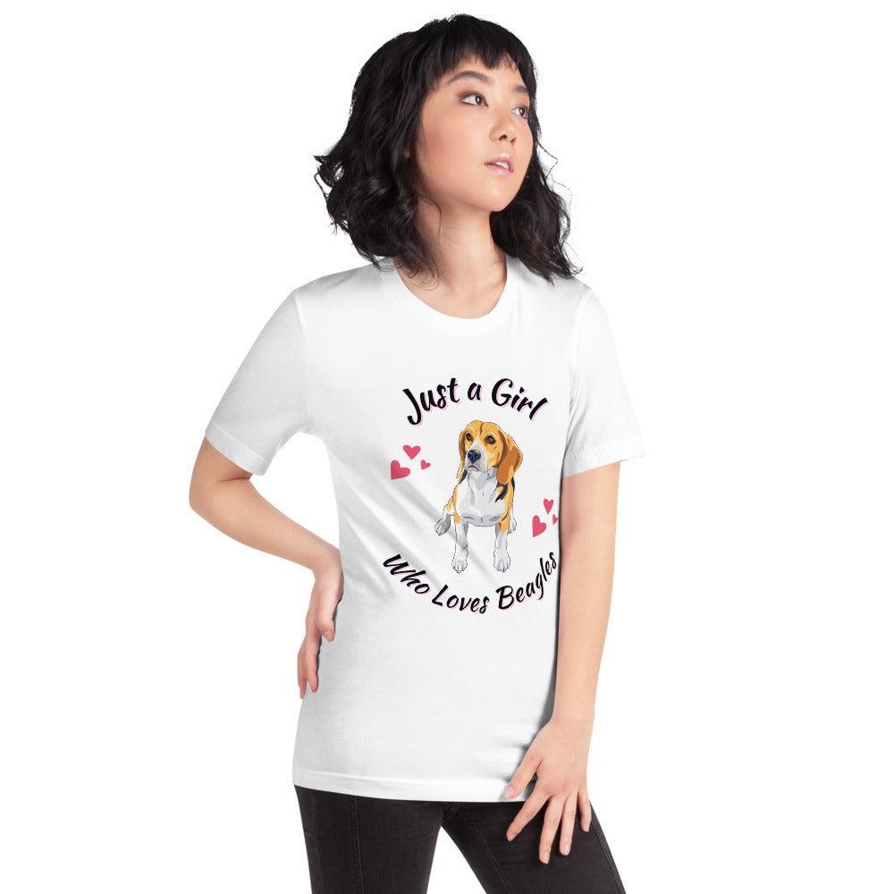Just a Girl Who Loves Beagles T-Shirt