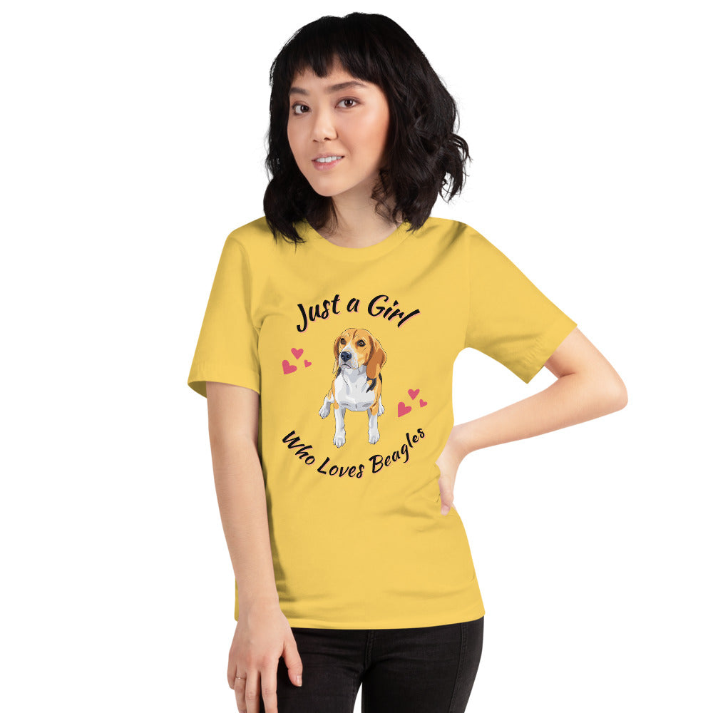 Just a Girl Who Loves Beagles T-Shirt