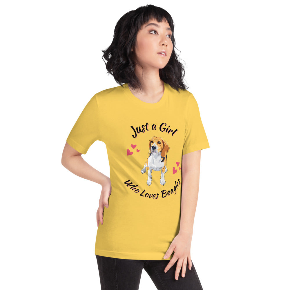 Just a Girl Who Loves Beagles T-Shirt
