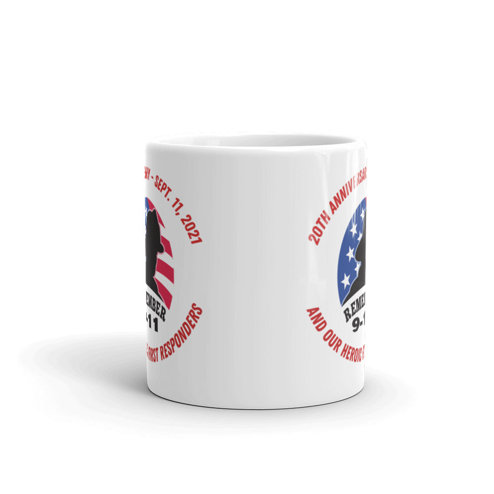 9-11 20th Anniversary First Responders Coffee Mug