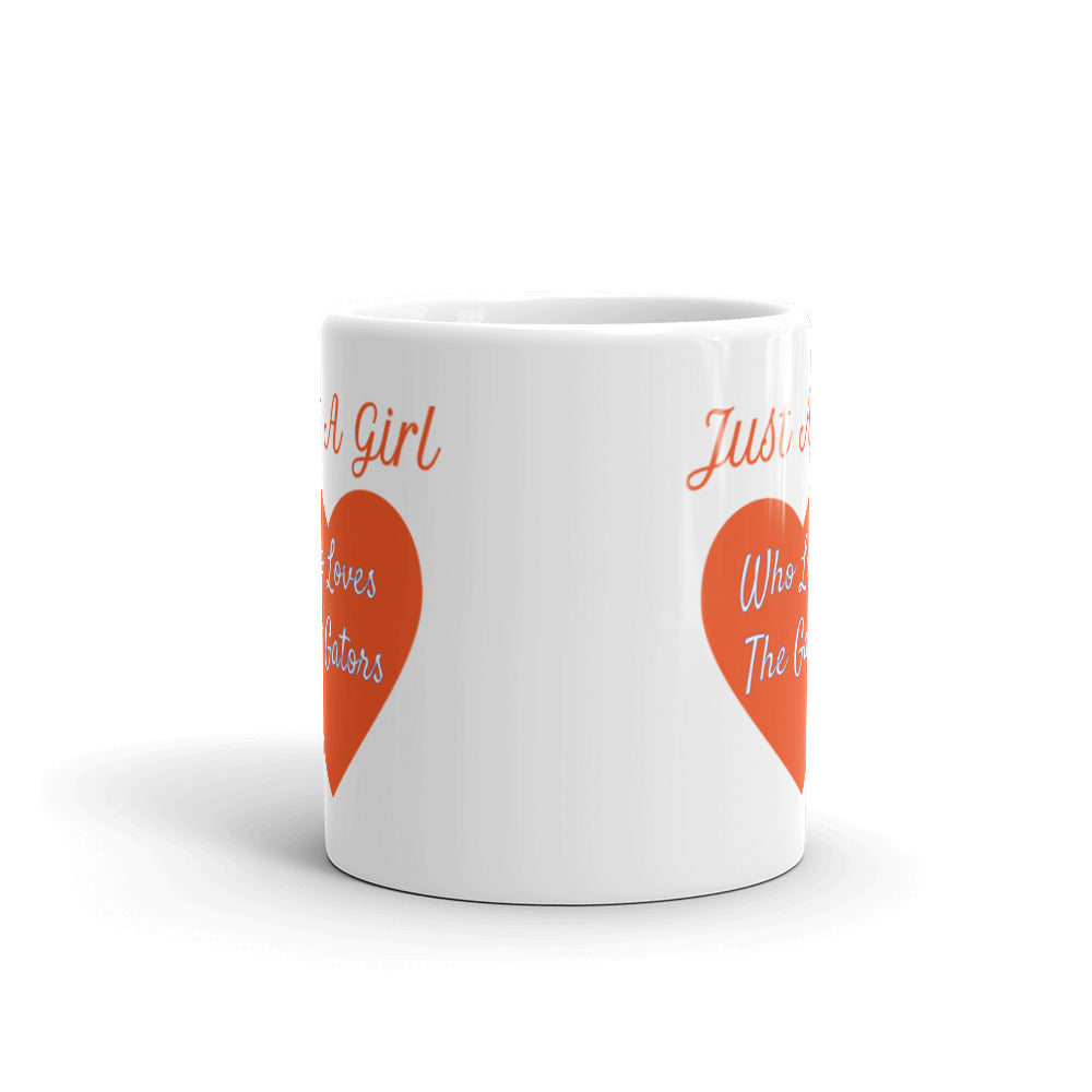 Just a Girl Who Loves the Gators Coffee Mug for Florida Fans
