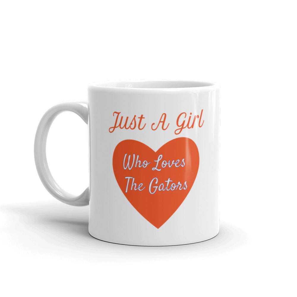 Just a Girl Who Loves the Gators Coffee Mug for Florida Fans