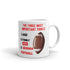 Georgia Fans Three Most Important Things Mug - God, Family and Georgia Football