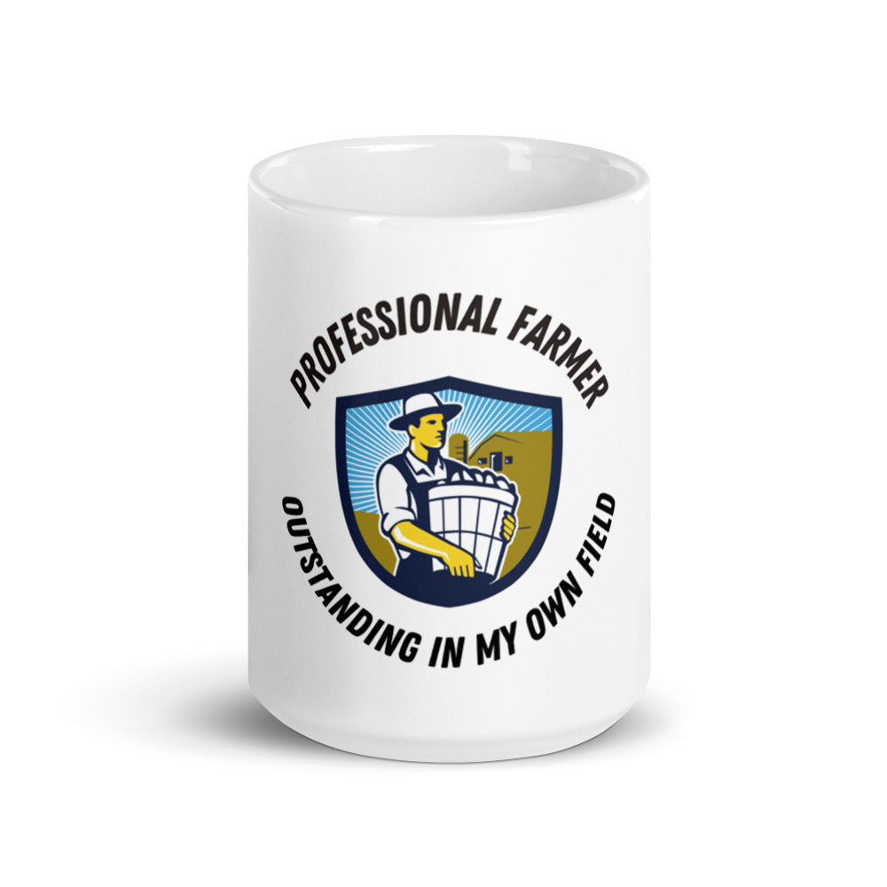 Professional Farmer Outstanding in My Own Field Coffee Mug