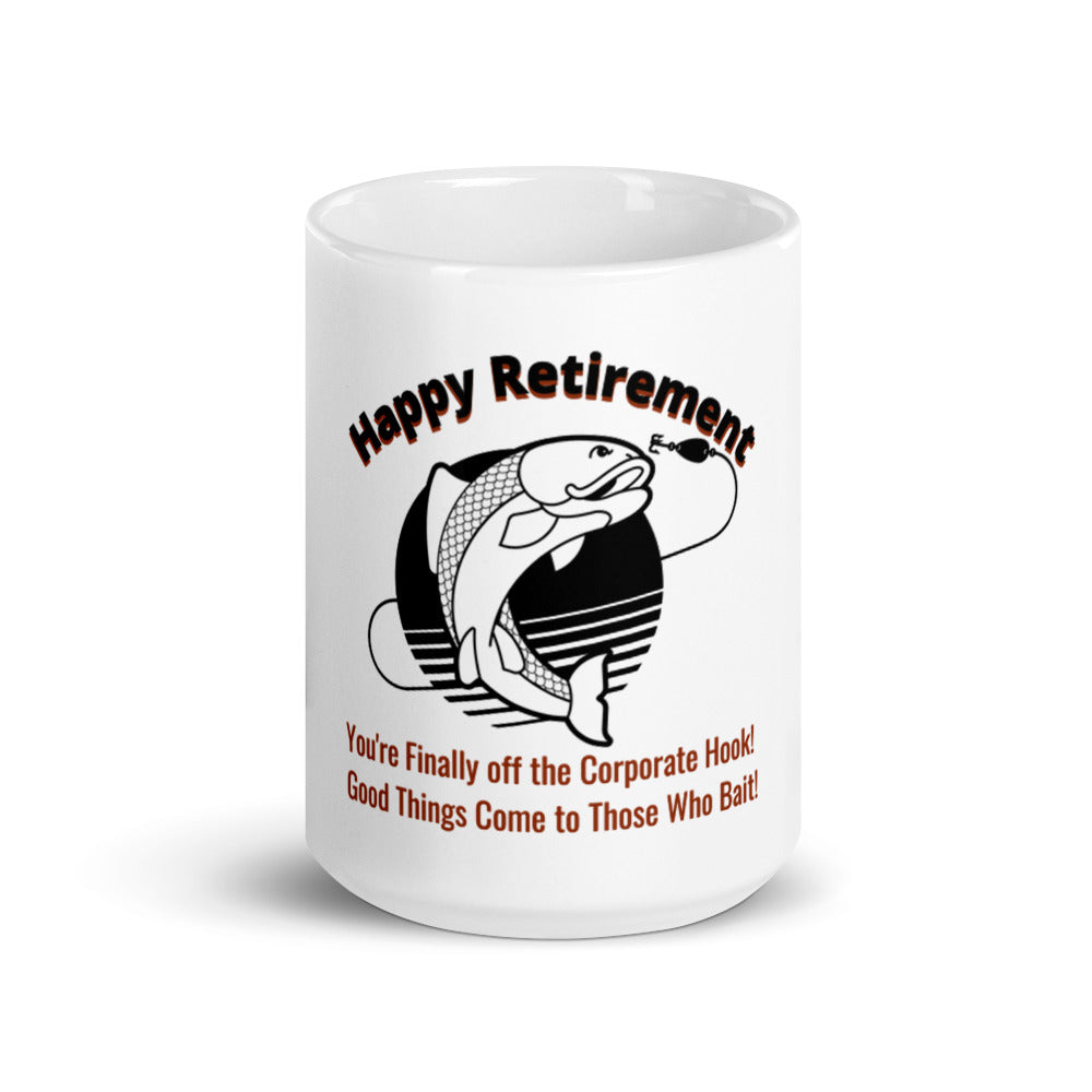 Happy Retirement Fishing Mug - Off the Corporate Hook
