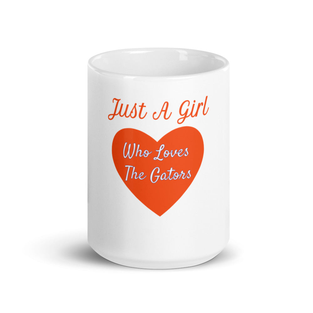 Just a Girl Who Loves the Gators Coffee Mug for Florida Fans