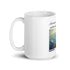 Psalm 95:4 Scripture Coffee Mug Highlighting that Mountain Peaks Belong to Him
