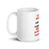 Georgia Fans Three Most Important Things Mug - God, Family and Georgia Football