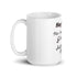 Hey Y'all This Country Girl Just Got Engaged White glossy mug
