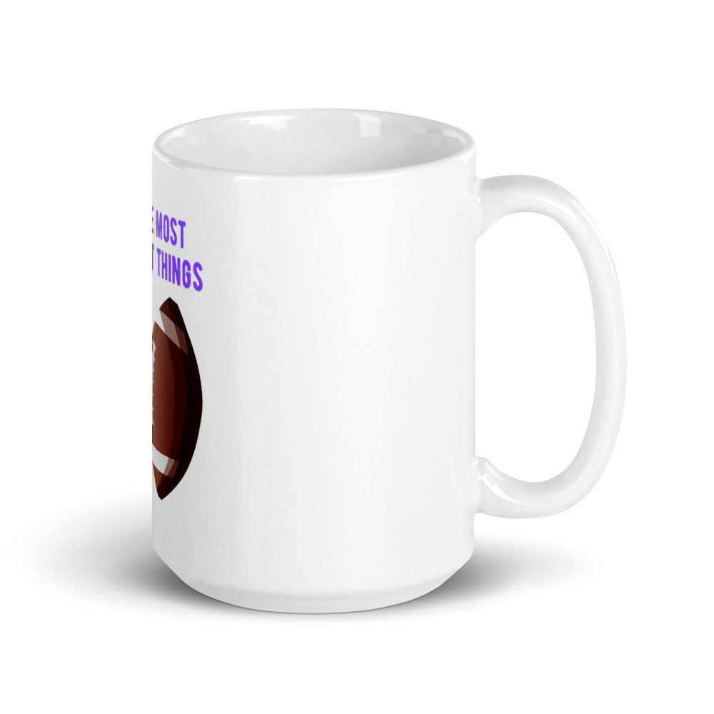 LSU Fans Three Most Important Things Mug - God, Family and LSU Football
